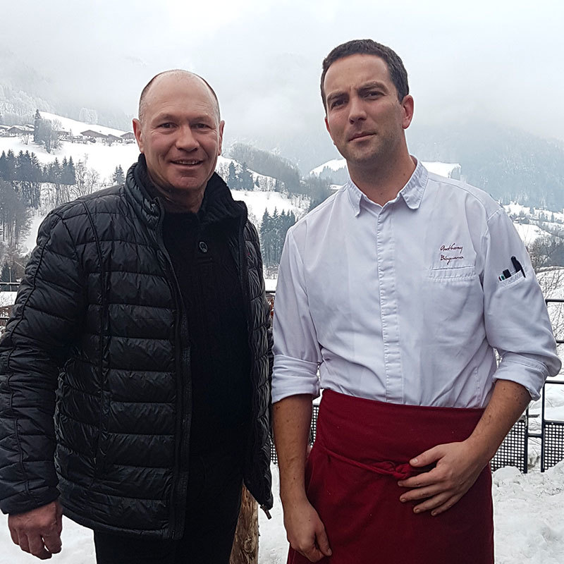 Anthony Bisquerra, chef de l'Alpaga à Megève