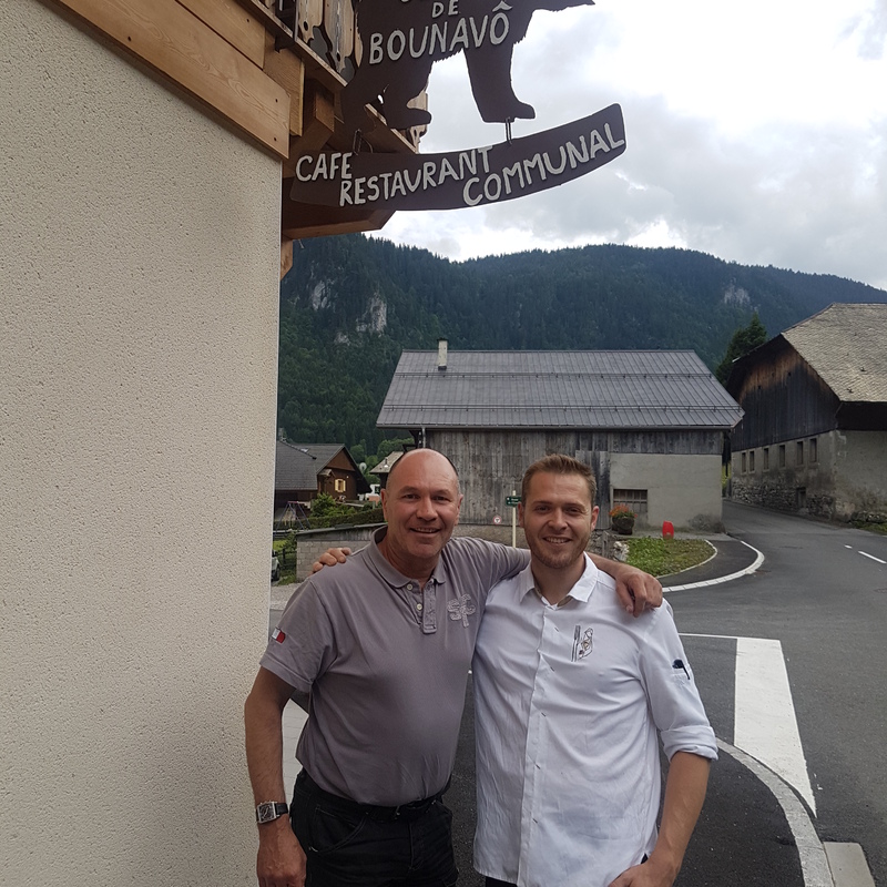 Guillaume Austernaud, chef de l'Oberge de Bounavô à Bonnevaud