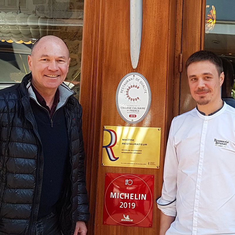 Nicolas Guignard, chef de la Brasserie Brunet à Annecy